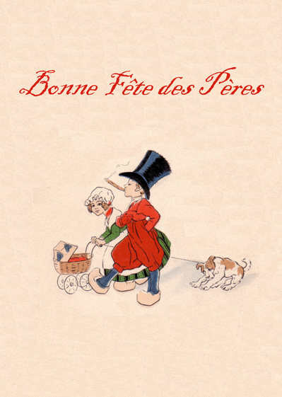 Carte Ancienne Bonne Fête Des Pères : Envoyer une Carte 